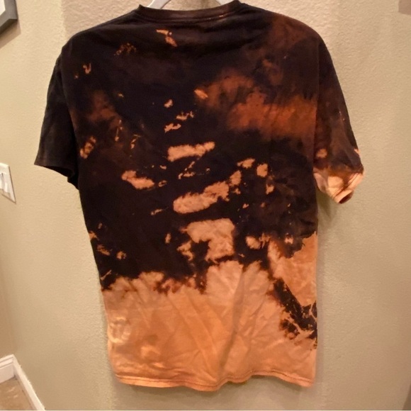 PINK FLOYD Women Tie Dye Front Lace T-Shirt Size Large - Picture 7 of 8